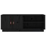 Mueble de TV de madera maciza de pino negro 105x34x40 cm de vidaXL, Muebles TV - Ref: Foro24-818224, Precio: 74,68 €, Descuen...