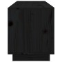 Mueble de TV de madera maciza de pino negro 105x34x40 cm de vidaXL, Muebles TV - Ref: Foro24-818224, Precio: 74,68 €, Descuen...