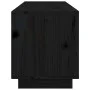 Mueble de TV de madera maciza de pino negro 105x34x40 cm de vidaXL, Muebles TV - Ref: Foro24-818224, Precio: 73,86 €, Descuen...