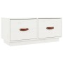 Mueble de TV de madera maciza de pino blanco 80x34x35 cm de vidaXL, Muebles TV - Ref: Foro24-818241, Precio: 88,08 €, Descuen...