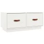 Mueble de TV de madera maciza de pino blanco 80x34x35 cm de vidaXL, Muebles TV - Ref: Foro24-818241, Precio: 84,49 €, Descuen...