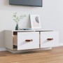 Mueble de TV de madera maciza de pino blanco 80x34x35 cm de vidaXL, Muebles TV - Ref: Foro24-818241, Precio: 88,08 €, Descuen...