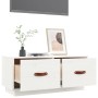 Mueble de TV de madera maciza de pino blanco 80x34x35 cm de vidaXL, Muebles TV - Ref: Foro24-818241, Precio: 88,08 €, Descuen...