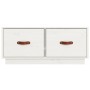 Mueble de TV de madera maciza de pino blanco 80x34x35 cm de vidaXL, Muebles TV - Ref: Foro24-818241, Precio: 88,08 €, Descuen...
