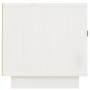 Mueble de TV de madera maciza de pino blanco 80x34x35 cm de vidaXL, Muebles TV - Ref: Foro24-818241, Precio: 88,08 €, Descuen...