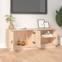 Mueble de TV de madera maciza de pino 105x34x40 cm de vidaXL, Muebles TV - Ref: Foro24-818220, Precio: 91,05 €, Descuento: %