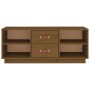 Mueble de TV madera maciza de pino marrón miel 100x34x40 cm de vidaXL, Muebles TV - Ref: Foro24-818228, Precio: 85,22 €, Desc...
