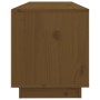 Mueble de TV madera maciza de pino marrón miel 100x34x40 cm de vidaXL, Muebles TV - Ref: Foro24-818228, Precio: 85,22 €, Desc...