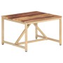 Mesa auxiliar de madera maciza 60x60x40 cm en Mesas auxiliares | Comprar online en Foru.es