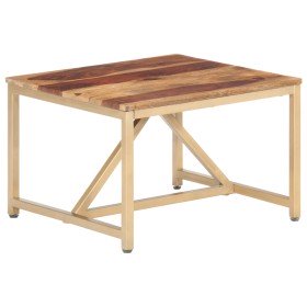 Mesa auxiliar de madera maciza 60x60x40 cm en Mesas auxiliares | Comprar online en Foru.es