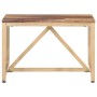 Mesa auxiliar de madera maciza 60x60x40 cm en Mesas auxiliares | Comprar online en Foru.es