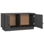 Mueble de TV de madera maciza de pino gris 80x34x40 cm de vidaXL, Muebles TV - Ref: Foro24-818232, Precio: 61,27 €, Descuento: %