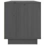 Mueble de TV de madera maciza de pino gris 80x34x40 cm de vidaXL, Muebles TV - Ref: Foro24-818232, Precio: 61,27 €, Descuento: %