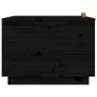 Cajas de almacenaje con tapa 3 pzas madera maciza pino negro de vidaXL, Taquillas y armarios de almacenamiento - Ref: Foro24-...