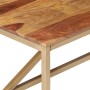 Mesa auxiliar de madera maciza 60x60x40 cm en Mesas auxiliares | Comprar online en Foru.es