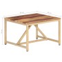 Mesa auxiliar de madera maciza 60x60x40 cm en Mesas auxiliares | Comprar online en Foru.es