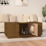 Mesa de centro madera maciza de pino marrón miel 100x50x41 cm de vidaXL, Mesas de centro - Ref: Foro24-818258, Precio: 147,68...