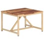 Mesa auxiliar de madera maciza 60x60x40 cm en Mesas auxiliares | Comprar online en Foru.es