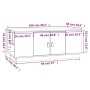 Mesa de centro madera maciza de pino marrón miel 100x50x41 cm de vidaXL, Mesas de centro - Ref: Foro24-818258, Precio: 147,68...