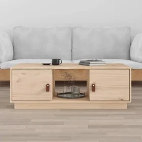 Solid pine wood coffee table 100x50x35 cm by vidaXL, Coffee table - Ref: Foro24-818265, Price: 75,20 €, Discount: %