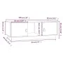Mesa de centro de madera maciza de pino 100x50x35 cm de vidaXL, Mesas de centro - Ref: Foro24-818265, Precio: 75,20 €, Descue...
