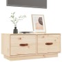 Mueble de TV de madera maciza de pino 80x34x35 cm de vidaXL, Muebles TV - Ref: Foro24-818240, Precio: 62,38 €, Descuento: %