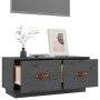Mueble de TV de madera maciza de pino gris 80x34x35 cm de vidaXL, Muebles TV - Ref: Foro24-818242, Precio: 57,41 €, Descuento: %