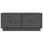 Mueble de TV de madera maciza de pino gris 80x34x35 cm de vidaXL, Muebles TV - Ref: Foro24-818242, Precio: 57,41 €, Descuento: %