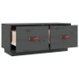 Mueble de TV de madera maciza de pino gris 80x34x35 cm de vidaXL, Muebles TV - Ref: Foro24-818242, Precio: 57,41 €, Descuento: %