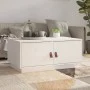 Solid white pine wood coffee table 80x50x35 cm by vidaXL, Coffee table - Ref: Foro24-818251, Price: 79,27 €, Discount: %
