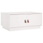Mesa de centro de madera maciza de pino blanco 80x50x35 cm de vidaXL, Mesas de centro - Ref: Foro24-818251, Precio: 80,14 €, ...