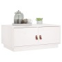 Mesa de centro de madera maciza de pino blanco 80x50x35 cm de vidaXL, Mesas de centro - Ref: Foro24-818251, Precio: 80,14 €, ...