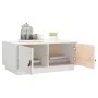 Solid white pine wood coffee table 80x50x35 cm by vidaXL, Coffee table - Ref: Foro24-818251, Price: 79,27 €, Discount: %