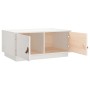 Mesa de centro de madera maciza de pino blanco 80x50x35 cm de vidaXL, Mesas de centro - Ref: Foro24-818251, Precio: 80,14 €, ...