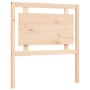 Estructura de cama con cabecero madera maciza 100x200 cm de vidaXL, Camas y somieres - Ref: Foro24-3194041, Precio: 126,18 €,...