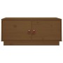 Mesa de centro madera maciza de pino marrón miel 80x50x35 cm de vidaXL, Mesas de centro - Ref: Foro24-818253, Precio: 68,01 €...