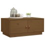 Mesa de centro madera maciza de pino marrón miel 80x50x35 cm de vidaXL, Mesas de centro - Ref: Foro24-818253, Precio: 68,01 €...