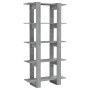 Estantería madera contrachapada gris Sonoma 80x30x160 cm de vidaXL, Librerías y estanterías - Ref: Foro24-813573, Precio: 64,...