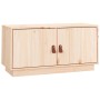 Mueble de TV de madera maciza de pino 80x34x40 cm de vidaXL, Muebles TV - Ref: Foro24-818230, Precio: 70,33 €, Descuento: %