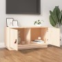 Mueble de TV de madera maciza de pino 80x34x40 cm de vidaXL, Muebles TV - Ref: Foro24-818230, Precio: 70,33 €, Descuento: %