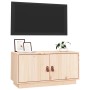 Mueble de TV de madera maciza de pino 80x34x40 cm de vidaXL, Muebles TV - Ref: Foro24-818230, Precio: 70,33 €, Descuento: %