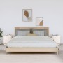 Mesitas de noche 2 uds madera maciza pino blanco 40x34x45 cm de vidaXL, Mesitas de noche - Ref: Foro24-818278, Precio: 68,11 ...