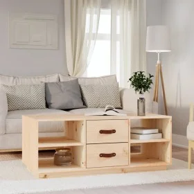 Mesa de centro de madera maciza de pino 100x50x41 cm de vidaXL, Mesas de centro - Ref: Foro24-818270, Precio: 92,36 €, Descue...