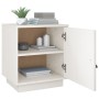 Mesitas de noche 2 uds madera maciza pino blanco 40x34x45 cm de vidaXL, Mesitas de noche - Ref: Foro24-818278, Precio: 68,11 ...