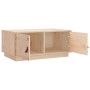 Mesa de centro de madera maciza de pino 80x50x35 cm de vidaXL, Mesas de centro - Ref: Foro24-818250, Precio: 67,69 €, Descuen...