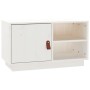 Mueble de TV de madera maciza de pino blanco 70x34x40 cm de vidaXL, Muebles TV - Ref: Foro24-818236, Precio: 65,91 €, Descuen...