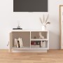Mueble de TV de madera maciza de pino blanco 70x34x40 cm de vidaXL, Muebles TV - Ref: Foro24-818236, Precio: 65,91 €, Descuen...