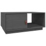 Mesa de centro de madera maciza de pino gris 80x50x35,5 cm de vidaXL, Mesas de centro - Ref: Foro24-818262, Precio: 71,58 €, ...