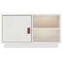 Mueble de TV de madera maciza de pino blanco 70x34x40 cm de vidaXL, Muebles TV - Ref: Foro24-818236, Precio: 65,91 €, Descuen...
