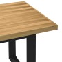 Mesa de comedor "NOAIN" patas U madera maciza pino 180x90x75 cm en Mesas de comedor | Comprar online en Foru.es